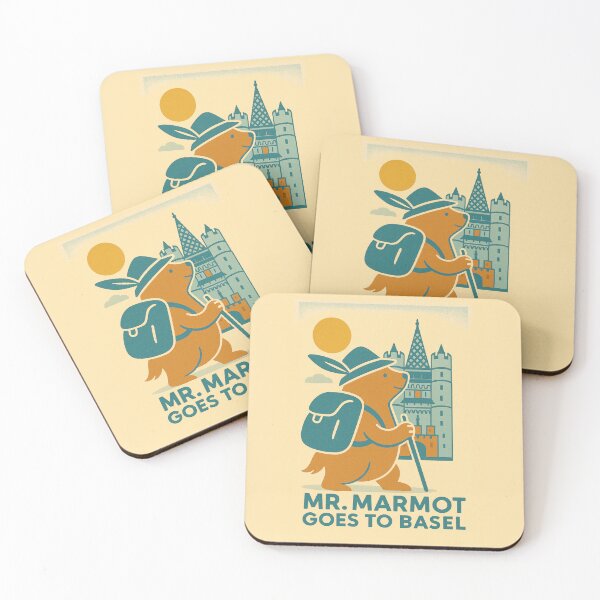 Item preview, Mr. Marmot Goes To Basel - Spalentor designed and sold by With Love From Basel.