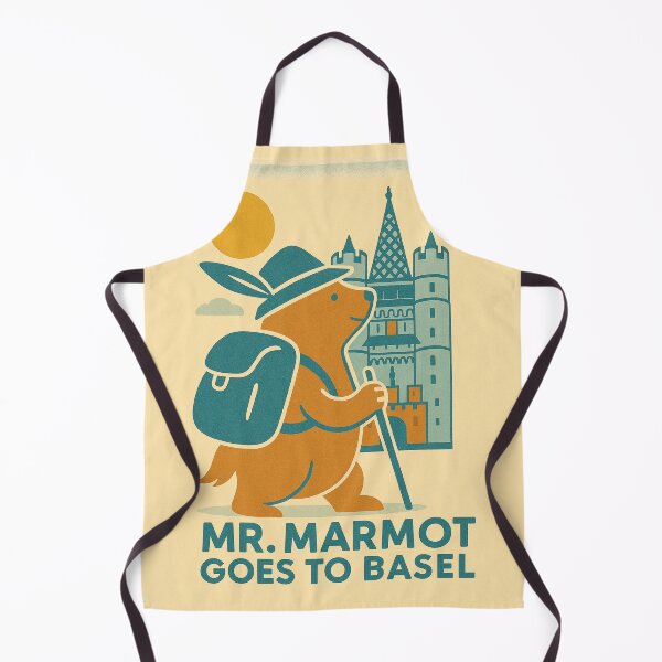 Item preview, Mr. Marmot Goes To Basel - Spalentor designed and sold by With Love From Basel.