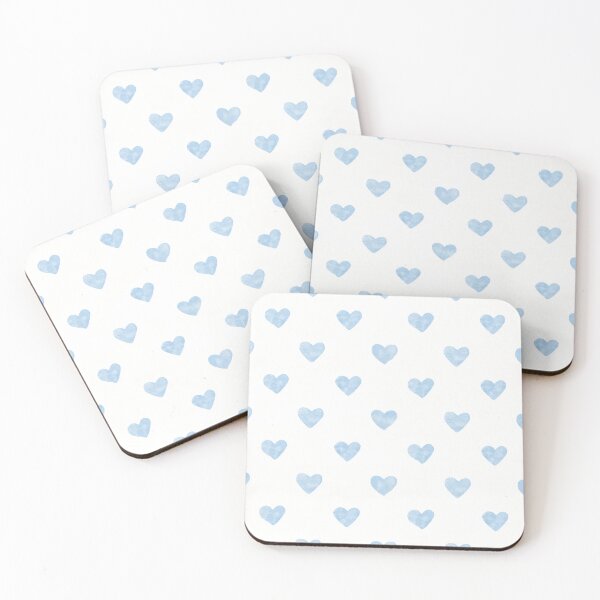 Item preview, Cute Blue Heart Pattern designed and sold by Bonita Faye.