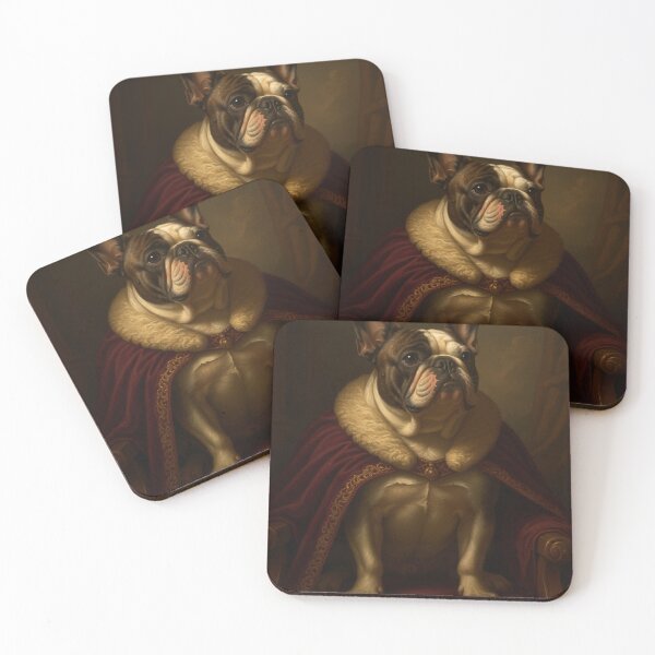 Item preview, Royal French Bulldog Renaissance Portrait designed and sold by Rutvain.