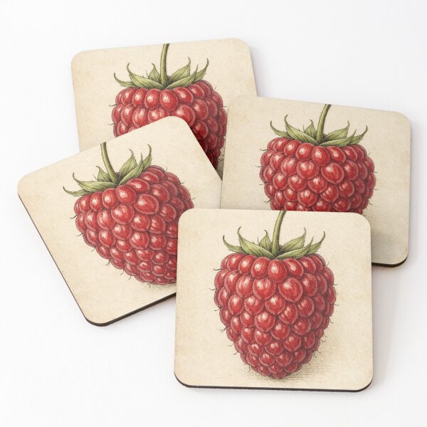 Item preview, Vintage Raspberry Botanical Print - Antique Berry Kitchen Wall Art designed and sold by Darlin8888.