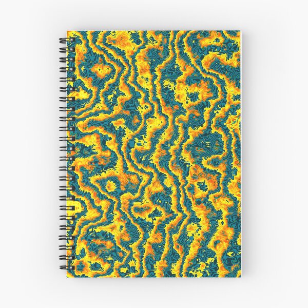 Item preview, Fiery Lava Topographic Abstract Pattern designed and sold by ScreenPin.