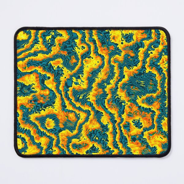 Item preview, Fiery Lava Topographic Abstract Pattern designed and sold by ScreenPin.