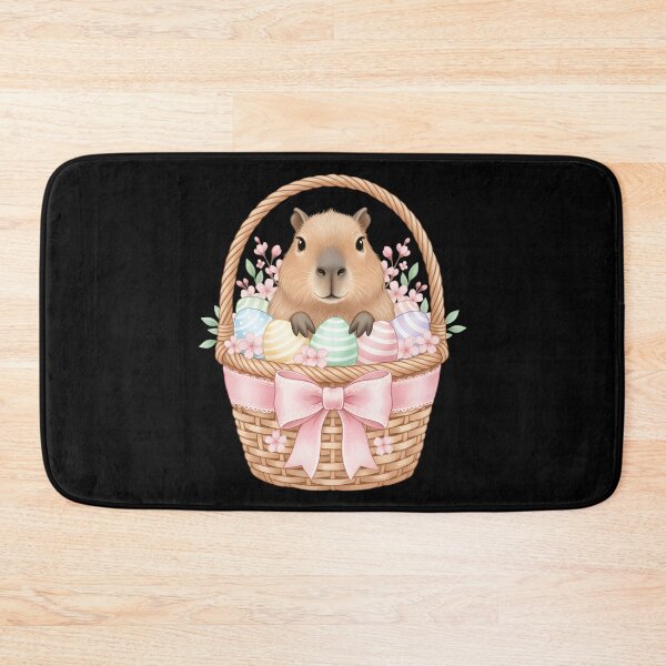 Item preview, Cute Easter Capybara Watercolor Capybara Pastel Eggs  designed and sold by OlakunleOloroz.