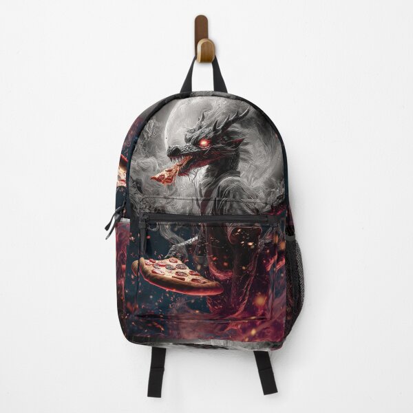 Item preview, Infernal Pizza Dragon – Dark Fantasy Surreal Beast Art designed and sold by Grafititee.