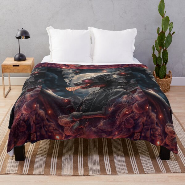 Item preview, Infernal Pizza Dragon – Dark Fantasy Surreal Beast Art designed and sold by Grafititee.
