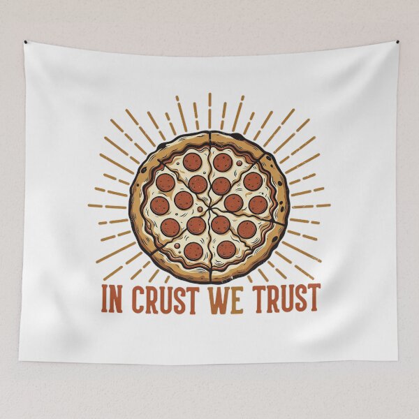 Item preview, In Crust We Trust designed and sold by Animagain.