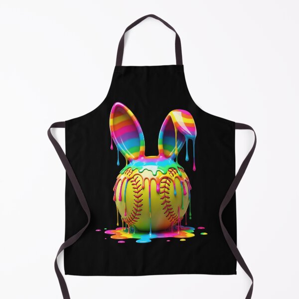 Item preview, Easter Bunny Softball Ice Cream Drip designed and sold by OlakunleOloroz.