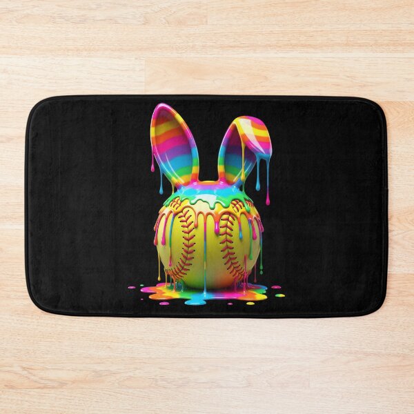 Item preview, Easter Bunny Softball Ice Cream Drip designed and sold by OlakunleOloroz.