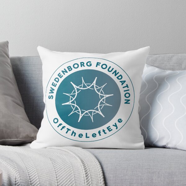 offTheLeftEye logo 1 Throw Pillow