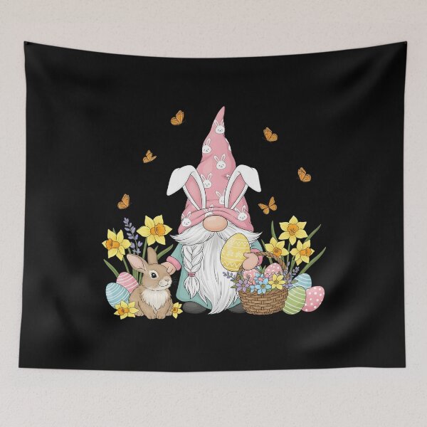 Item preview, Easter Bunny with Gnome Easter Day designed and sold by OlakunleOloroz.