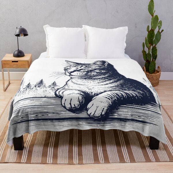Item preview, Calm Looks Good On Me Cat Vintage Engraving Shirt, Confident Cat Illustration, Relaxed Attitude Animal Design designed and sold by TeeVerse27.