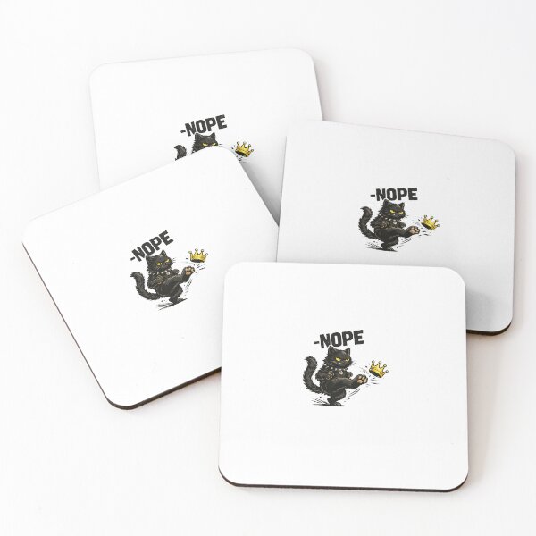 Item preview, No Kings in America Black Cat designed and sold by Le7yaStore.