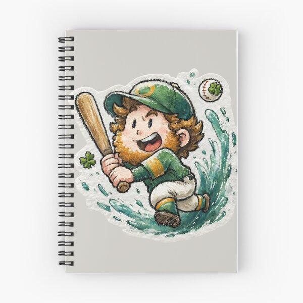 Item preview, St. Patrick’s Day Baseball Lucky Slugger Leprechaun designed and sold by MythicCotton.