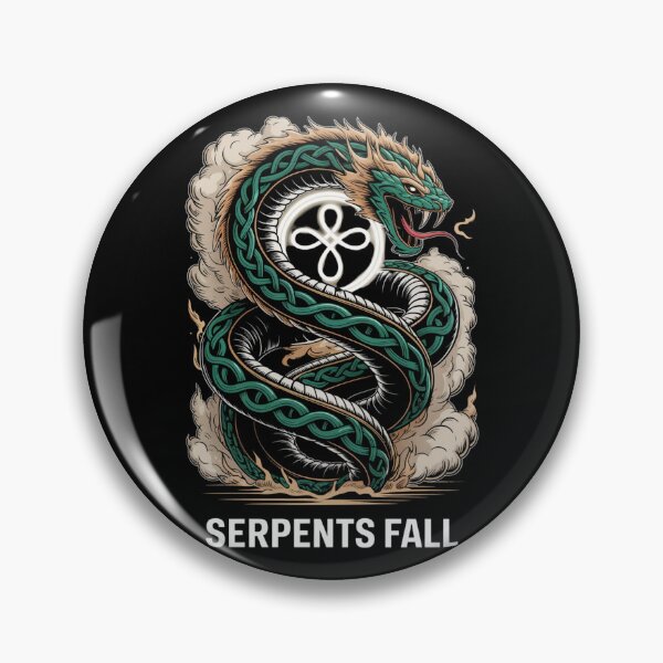 Item preview, Serpents Fall – Celtic Knotwork Dragon Serpent Infinity Knot St. Patrick's Day designed and sold by DarylWelsh2024.