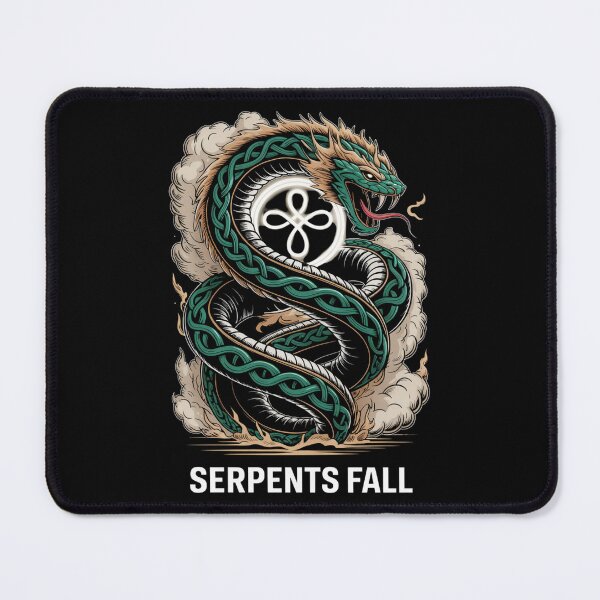 Item preview, Serpents Fall – Celtic Knotwork Dragon Serpent Infinity Knot St. Patrick's Day designed and sold by DarylWelsh2024.