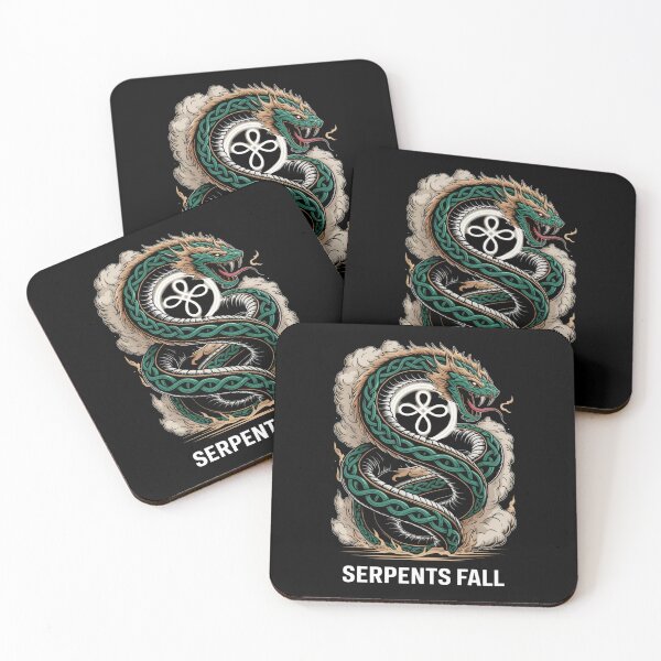 Item preview, Serpents Fall – Celtic Knotwork Dragon Serpent Infinity Knot St. Patrick's Day designed and sold by DarylWelsh2024.
