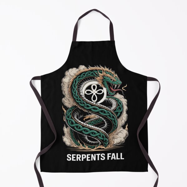 Item preview, Serpents Fall – Celtic Knotwork Dragon Serpent Infinity Knot St. Patrick's Day designed and sold by DarylWelsh2024.