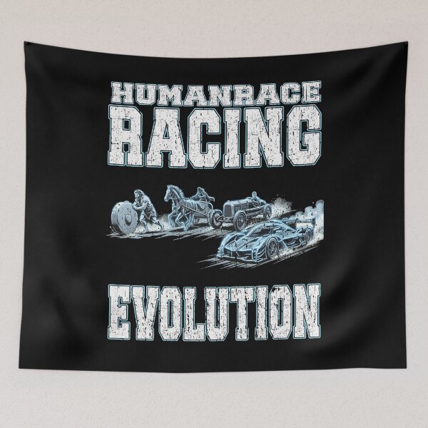 Item preview, Human Race Racing Evolution - Funny Car Enthusiast Motorsport Design history of racing ancient races vintage cars classic cars designed and sold by Jt41.