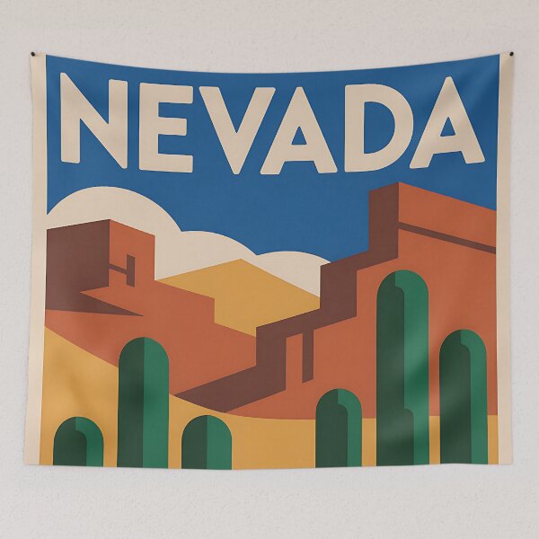 Item preview, Nevada - Travel Poster - USA designed and sold by PrintableTravel.