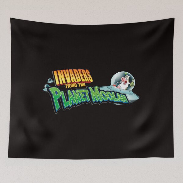 Item preview, invaders return from the planet moolah  designed and sold by CatchyAsFudge.