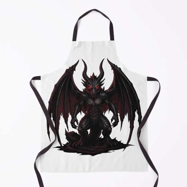 Item preview, Gothic Dark Dragon Lord - Red Eyed Occult Demon Beast designed and sold by myforestfog.
