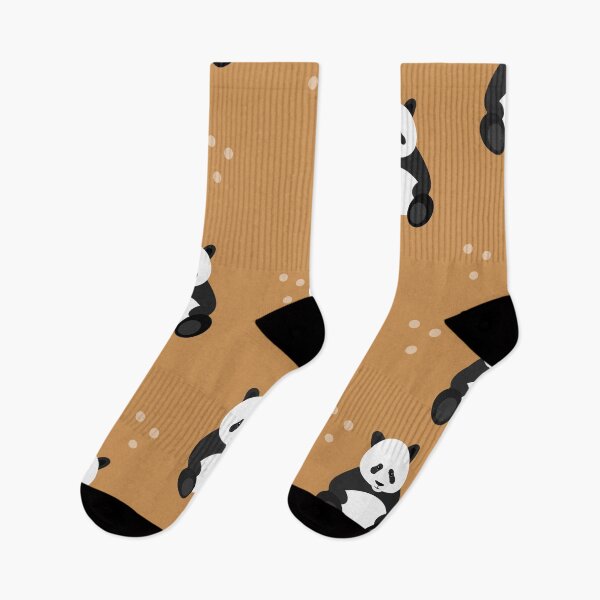 Item preview, Pandas on brown designed and sold by reneesillus.