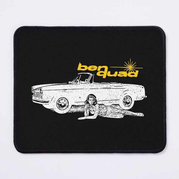 Item preview, White Silhouette Car With Yellow Typography designed and sold by nerdyygraphic.