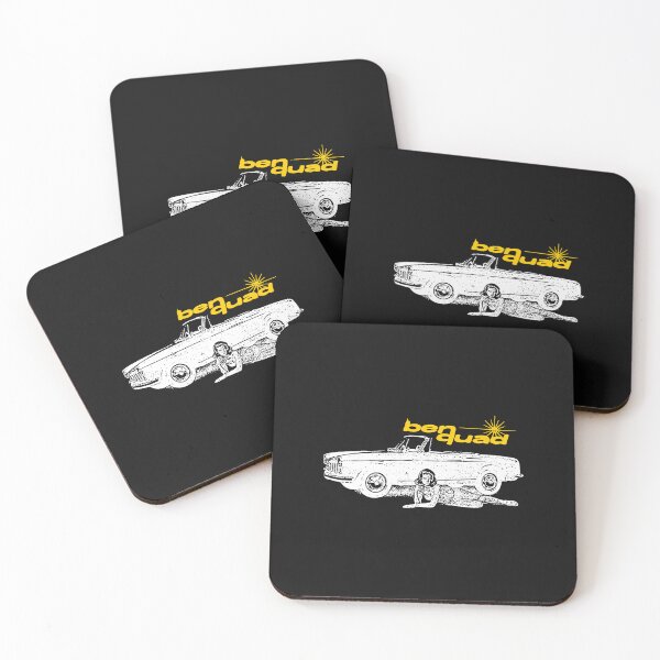 Item preview, White Silhouette Car With Yellow Typography designed and sold by nerdyygraphic.
