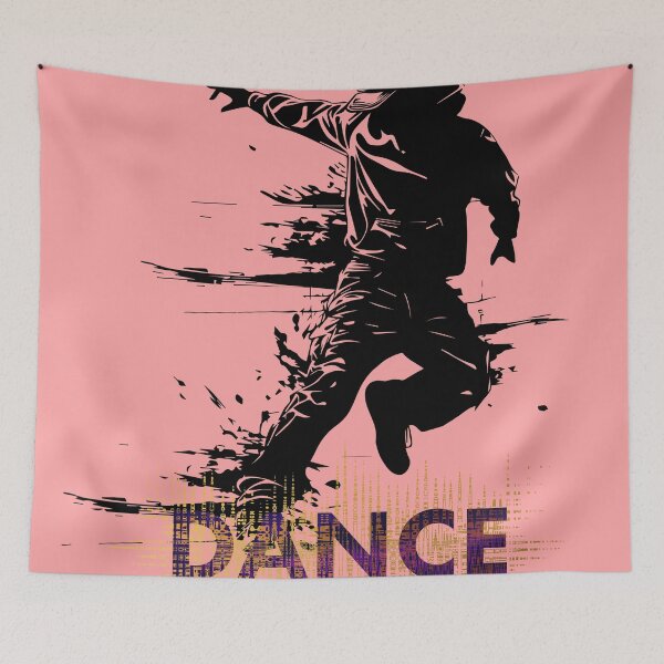 Item preview, Break Free - Hip Hop Dancer Illustration designed and sold by Mini Pixel Perfect Co..