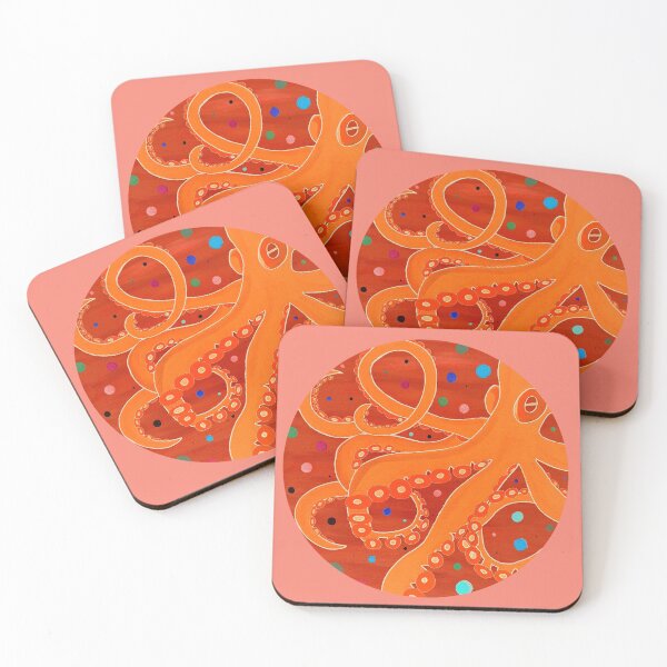 Item preview, Octopus- Glow Ember. designed and sold by AHappyTurtle.
