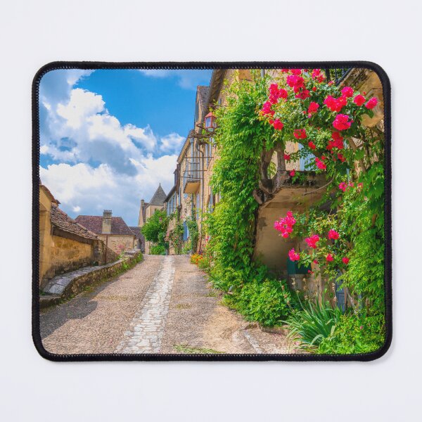 Item preview, Beynac-et-Cazenac the Dordogne Region France with colourful flowers designed and sold by acceleratorhams.