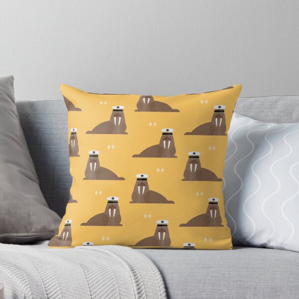 Item preview, Walruses with sailor hat on yellow designed and sold by reneesillus.