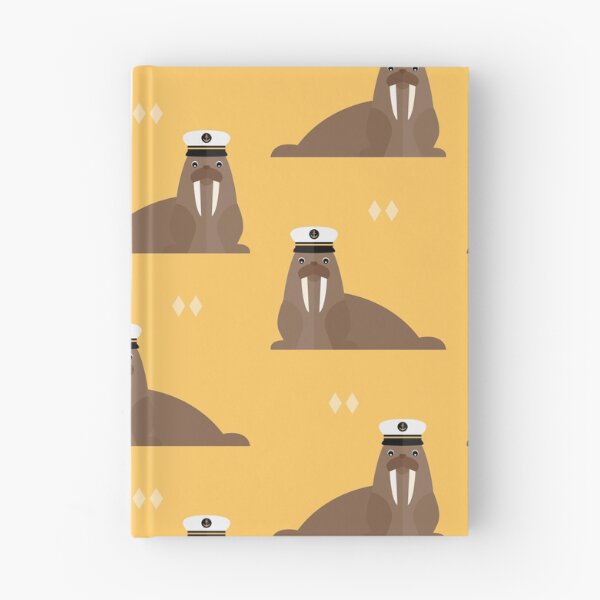 Item preview, Walruses with sailor hat on yellow designed and sold by reneesillus.