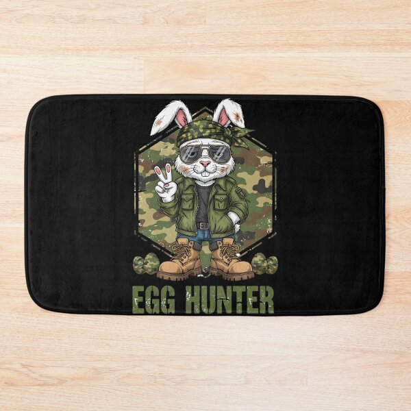 Item preview, Egg Hunter Cute Rabbit Peace Sign Camo Easter Bunny designed and sold by OlakunleOloroz.