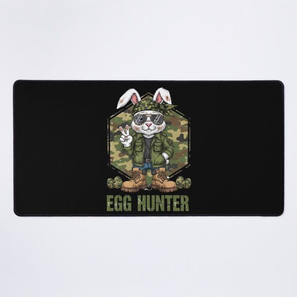 Item preview, Egg Hunter Cute Rabbit Peace Sign Camo Easter Bunny designed and sold by OlakunleOloroz.