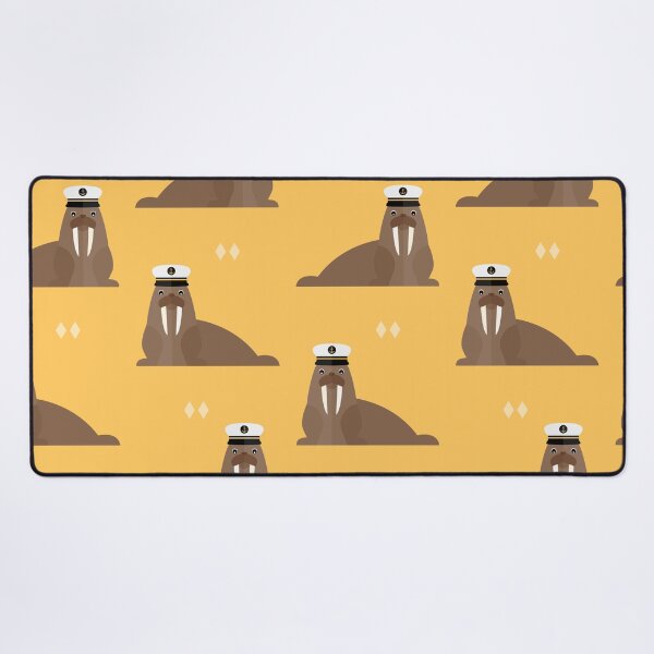 Item preview, Walruses with sailor hat on yellow designed and sold by reneesillus.
