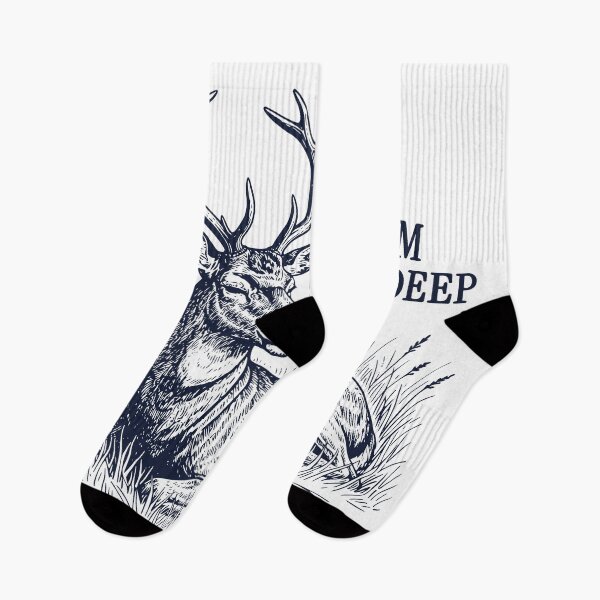 Item preview, Calm Runs Deep Deer Vintage Engraving Shirt, Peaceful Woodland Animal Illustration, Quiet Strength Nature Design designed and sold by TeeVerse27.