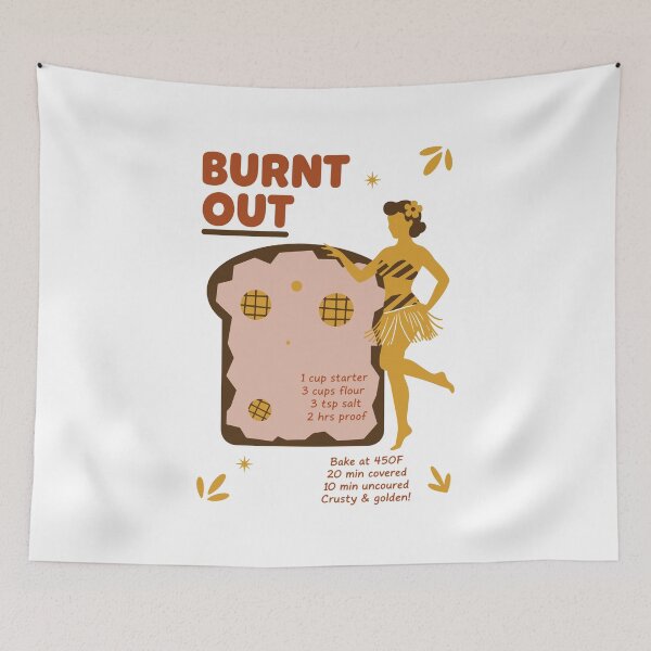 Item preview, sourdough Bread Baking Baker Burnt Out Sourdough designed and sold by LuminOrb.