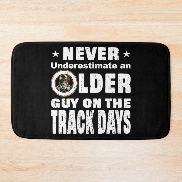 Item preview, Never Underestimate An Older Guy On The Track Days - Funny Racing Skull Design designed and sold by Jt41.