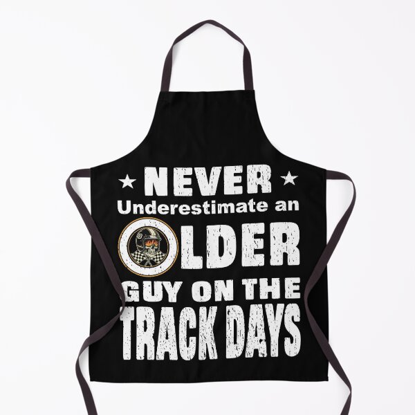Item preview, Never Underestimate An Older Guy On The Track Days - Funny Racing Skull Design designed and sold by Jt41.