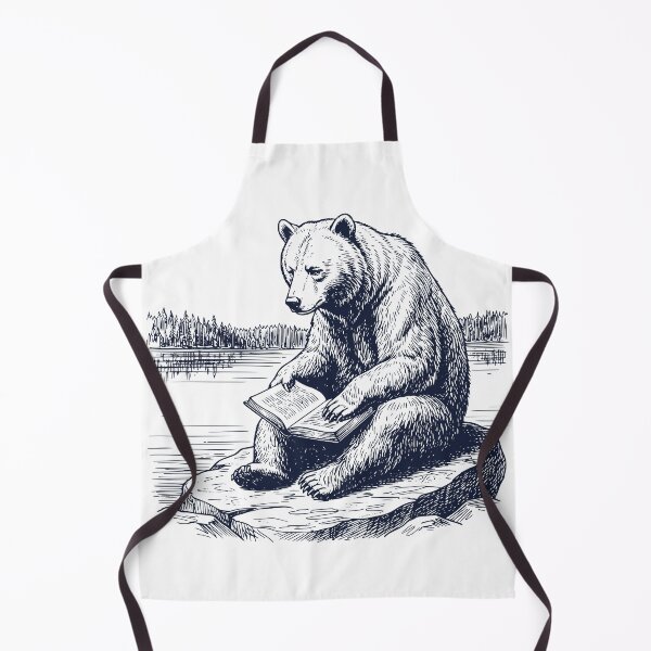 Item preview, Vintage Bear Reading Book Shirt, Woodland Animal Illustration, Nature Lover Book Lover Design designed and sold by TeeVerse27.