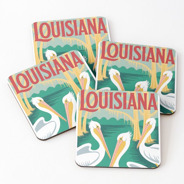 Item preview, Louisiana - Travel Poster - USA designed and sold by PrintableTravel.