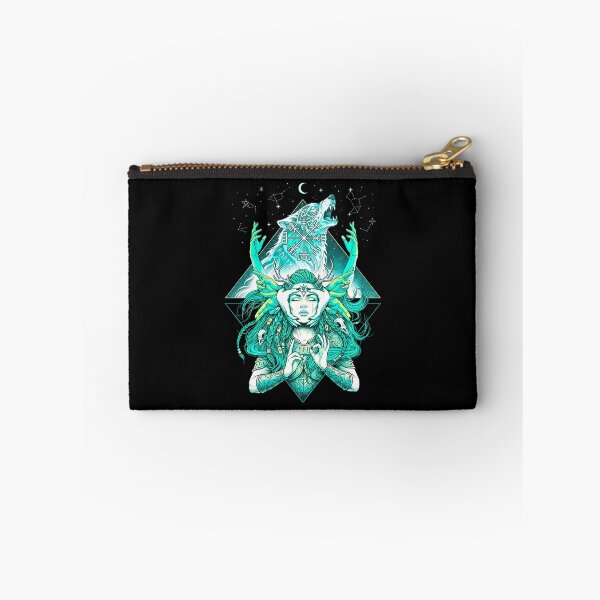 Item preview, Viking Woman Shaman Wolf Spirit Boho Norse Mythology designed and sold by GrandeDuc.