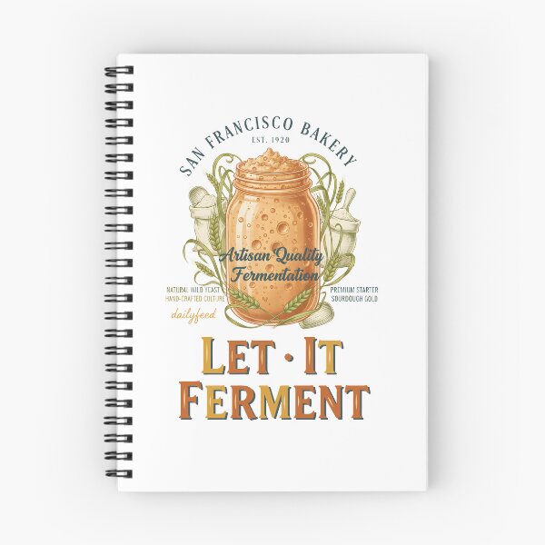 Artikelvorschau, Sauerteigbrot Backen Bäcker Fermentieren Lassen entworfen und verkauft von LuminOrb.