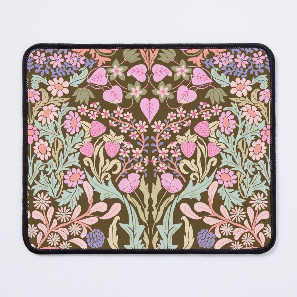 Item preview, Little Garden Damask - Retro Palette designed and sold by TigaTiga.