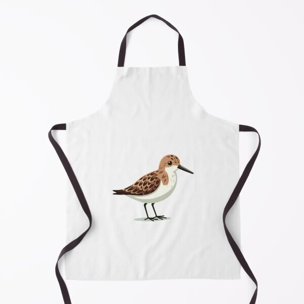 Item preview, A colorful digital illustration of a shorebird with brown and white feathers, standing elegantly. designed and sold by cave-canvas.