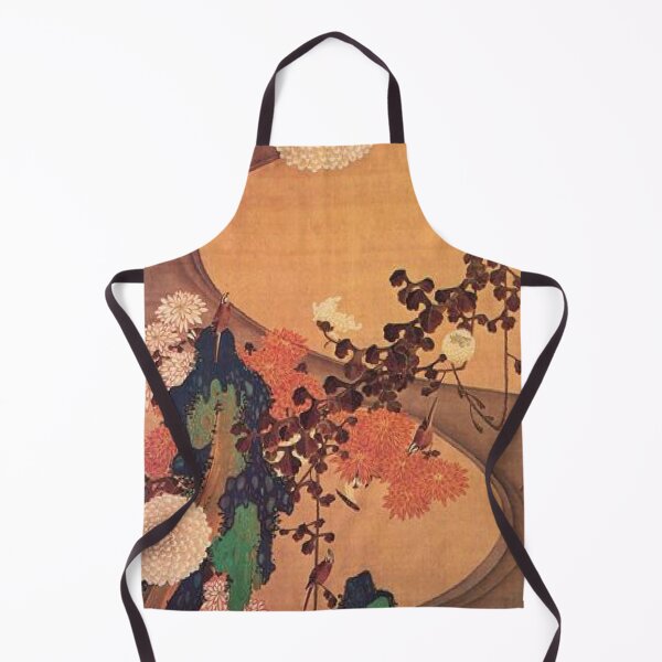 Item preview, Chrysanthemums by a stream designed and sold by SharonTheFirst.