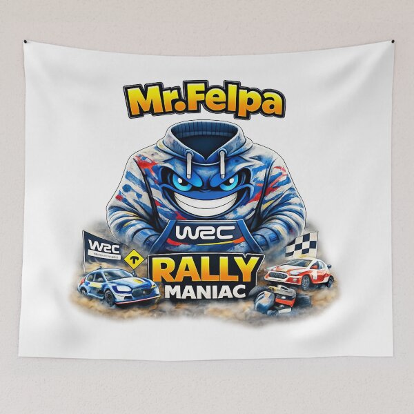 Item preview, Mr. Felpa Rally Maniac – Crazy Rally Racing Street Art Character designed and sold by Duivan.