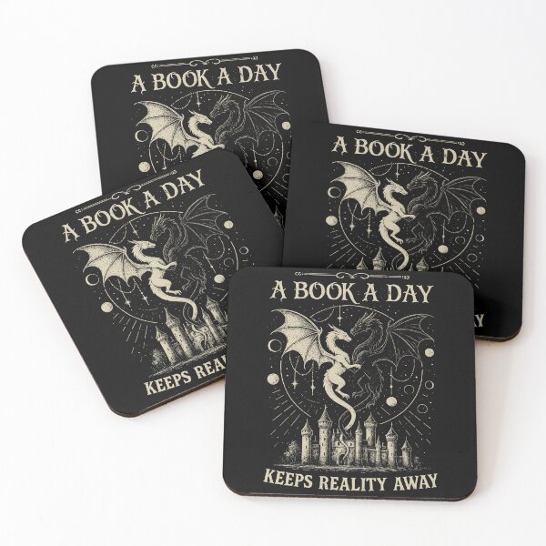 Item preview, A Book A Day Keeps Reality Away , Dragon Fantasy , Gothic Grunge Castle designed and sold by LanoraDamie.